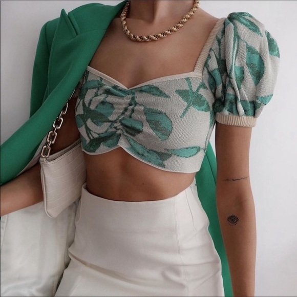 NWT Zara Knit Top and Midi Skirt Set - Picture 4 of 12